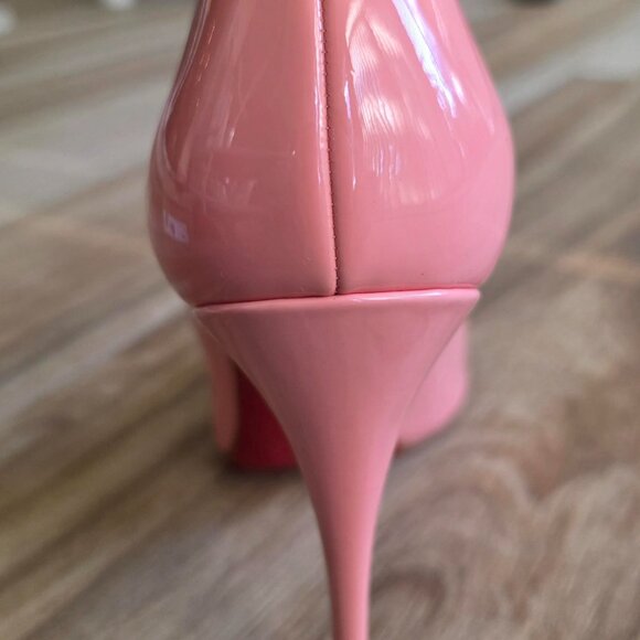 Christian Louboutin Dolly Pink Patent Leather Pumps Heels Eur. 36.5 - Picture 8 of 15